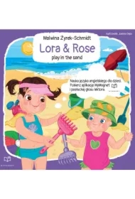 Lora&Rose play in the sand