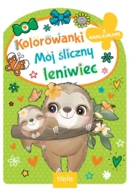 Mój śliczny leniwiec. Kolorowanka z wykrojnikiem