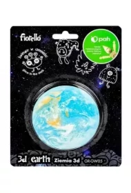 Naklejka fluorescencyjna 3D Ziemia 8,5cm