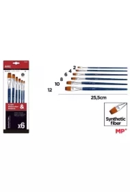 Zestaw profesjonalnych pędzli malarskich 6 szt