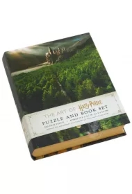 Puzzle 500 el. The Art of Harry Potter. Zestaw puzzle +książki (pudełko w kształcie książki)