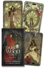 Dark Wood Tarot, karty do wróżenia, mini