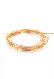 Lampki dekoracyjne LED miedziany 1,90m