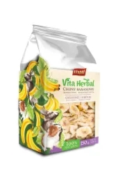 Vita Herbal dla gryzoni i królika, chipsy bananowe