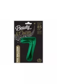 Balon foliowy B&C cyfra 7 zieleń butelkowa