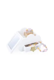 Szkatułka na biżuterię z lusterkiem, naszyjnikiem i bransoletką Jednorożce 3+