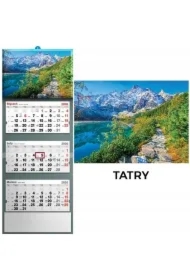 Kalendarz 2026 trójdzielny tatry