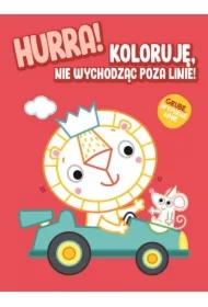 Hurra! Koloruję nie wychodząc poza linie. Lew