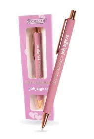 Długopis automatyczny Kochaj tak długo, jak żyjesz