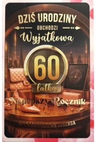 Karnet z wymiennymi rocznikami 60 damska