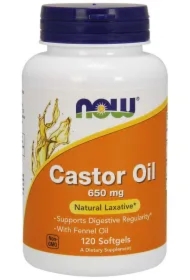 Castor Oil - Olej Rycynowy 650 mg Suplement diety
