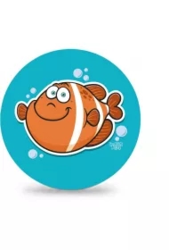 Piłka PVC Sportox Kids 230mm - Rybka