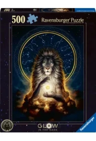 Puzzle 500 el. świecące w ciemności - Lew