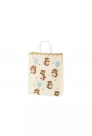 Torebka na prezenty Misie 26x32.5x13cm MIX