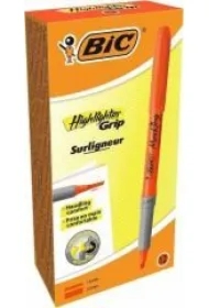 Zakreślacz Highlighter Grip pomarańcz (12 szt)