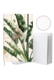 Notatnik A5/80K linia Liście bananowca