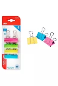 Klipsy biurowe kolorowe