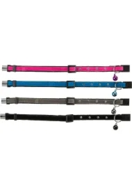 Obroża dla kota z gumką i dzwonkiem