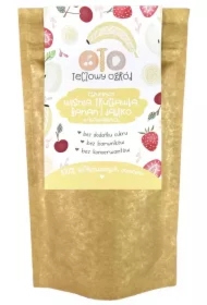 Tęczowy Ogród Wiśnia, truskawka, banan i jabłko liofilizowane w kawałkach