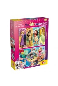 Фото - Пазли й мозаїки Disney Puzzle Maxifloor 2x60  Princess 