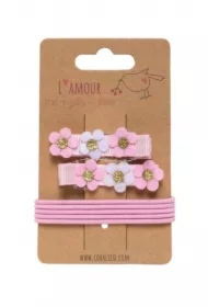 Zestaw klipsy i gumki