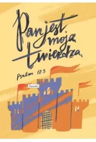 Pocztówka z kolorowanką Pan jest moją twierdzą