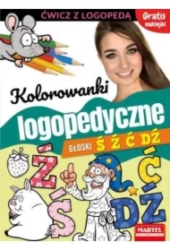 Kolorowanki logopedyczne głoski Ś Ź Ć DŹ