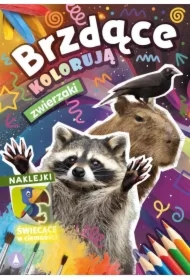 Brzdące kolorują. Zwierzaki (naklejki świecące w c