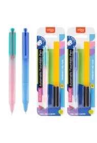 Pióro wieczne wymazywalne + 2 naboje mix EASY