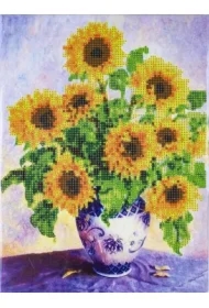 Diamentowa mozaika 5D - Sunflowers 80894