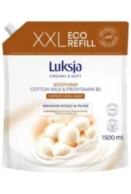 Mydło w płynie Creamy&amp;soft Mleczko Bawełniane I Prowitamina B5 Zapas