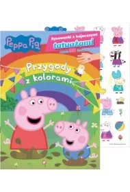 Peppa Pig. Rysowanki z bajecznymi tatuażami. Przygody z kolorami