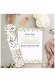 Tuba Pamiątka Ślubna Złota