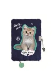 Pamiętnik z kłódką A5 włochacz Kitty Party