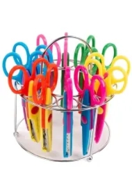 Nożyczki dekoracyjne na stojaku 13,5cm 12 szt