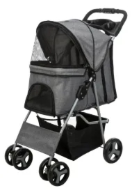 Wózek, dla zwierząt, szary, 47 x 100 x 80 cm, 4, 9kg