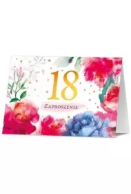 Zaproszenie Urodziny 18