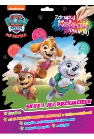 Psi Patrol. Zdrapuj, koloruj, naklejaj 2. Skye i jej przyjaciele