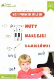 Moje pierwsze melodie na fortepian z naklejkami