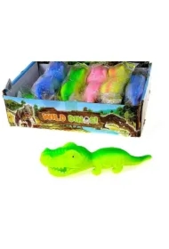 Gniotek krokodyl 21cm MIX
