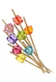 Szpilki do koreczków z kryształkami