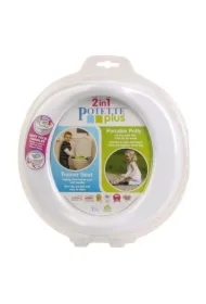 2w1 Potette: Nocnik dla dziecka i nakładka na toaletę, biało-niebieski