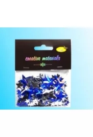 Elementy kryształkowe gwiazdy niebieskie