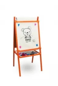 Tablica z rolką papieru dwustronna pomarańczowa