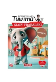 Kolorowanki Tuwima z naklejkami Słoń Trąbalski