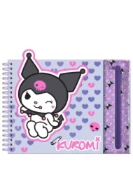 Zestaw kreatywny w saszetce 6 kredek Kuromi KU00004