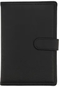 Kalendarz 2026 A5 tygodniowy z zapięciem ekoskóra czarny