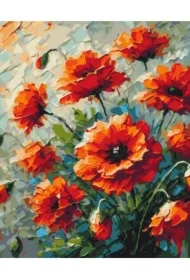 Malowanie po numerach - Maki