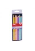 Zdjęcia - Ołówek Jumbo Kredki ołówkowe  - 6 pastelowych kolorów 
