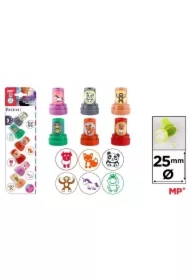 Stempelki dla dzieci zwierzaki 6 szt